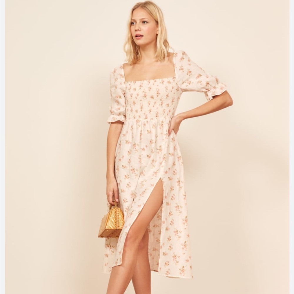 Reformation Marabella Linen Dress